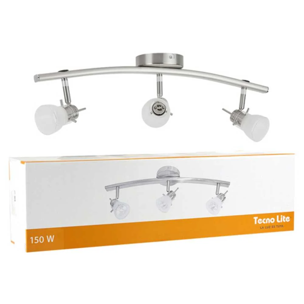 LAMPARA SPOT DE SOBREPONER DIRIGIBLE POTENCIA MAX. 150 W 3 BASES GU10 NO INCLUYE FOCOS 180LVR903MVS *** OFRECER 180LVR603M...