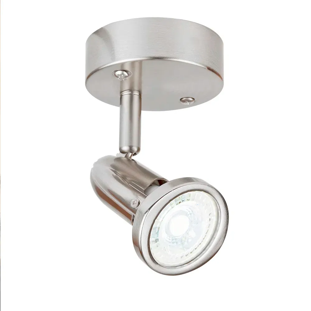 LAMPARA SPOT DE SOBREPONER DIRIGIBLE POTENCIA MAX. 50 W BASE GU10 NO INCLUYE FOCO TECNOLITE