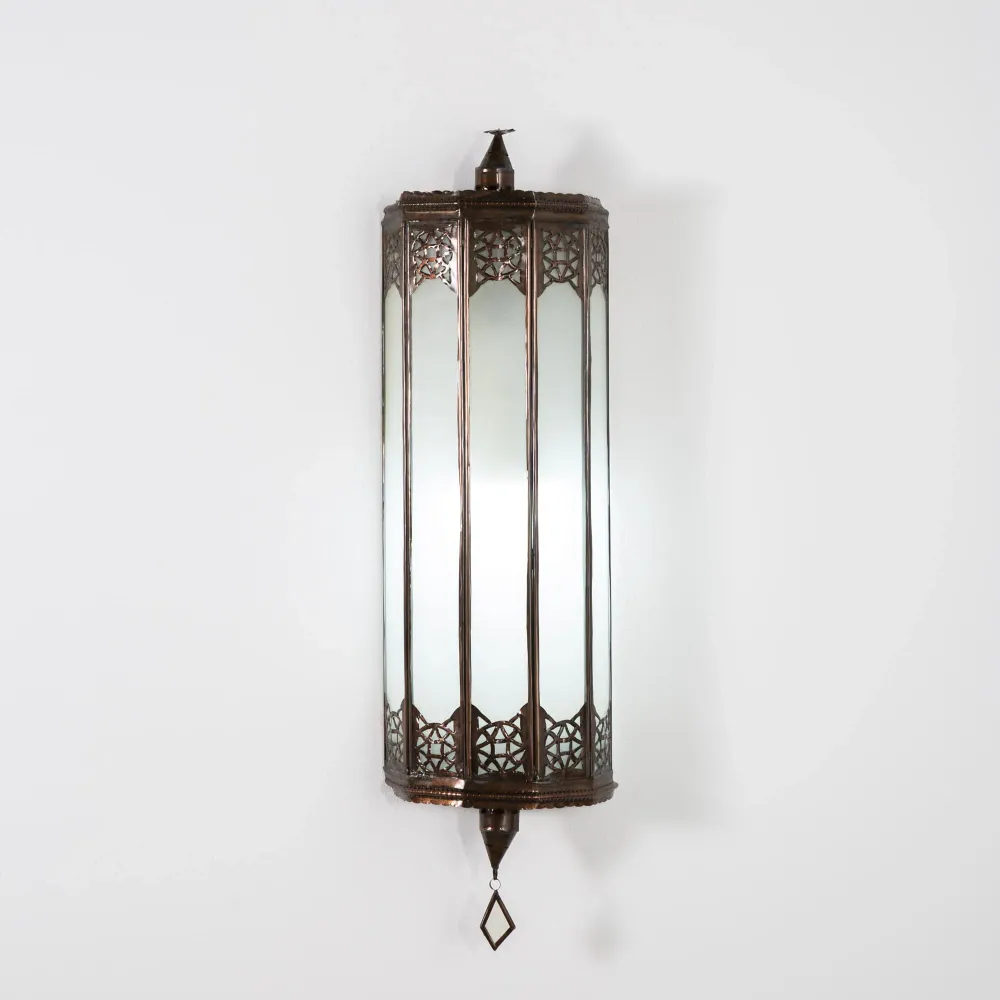 Tissa witte kristallen Arabische wandlamp 60cm