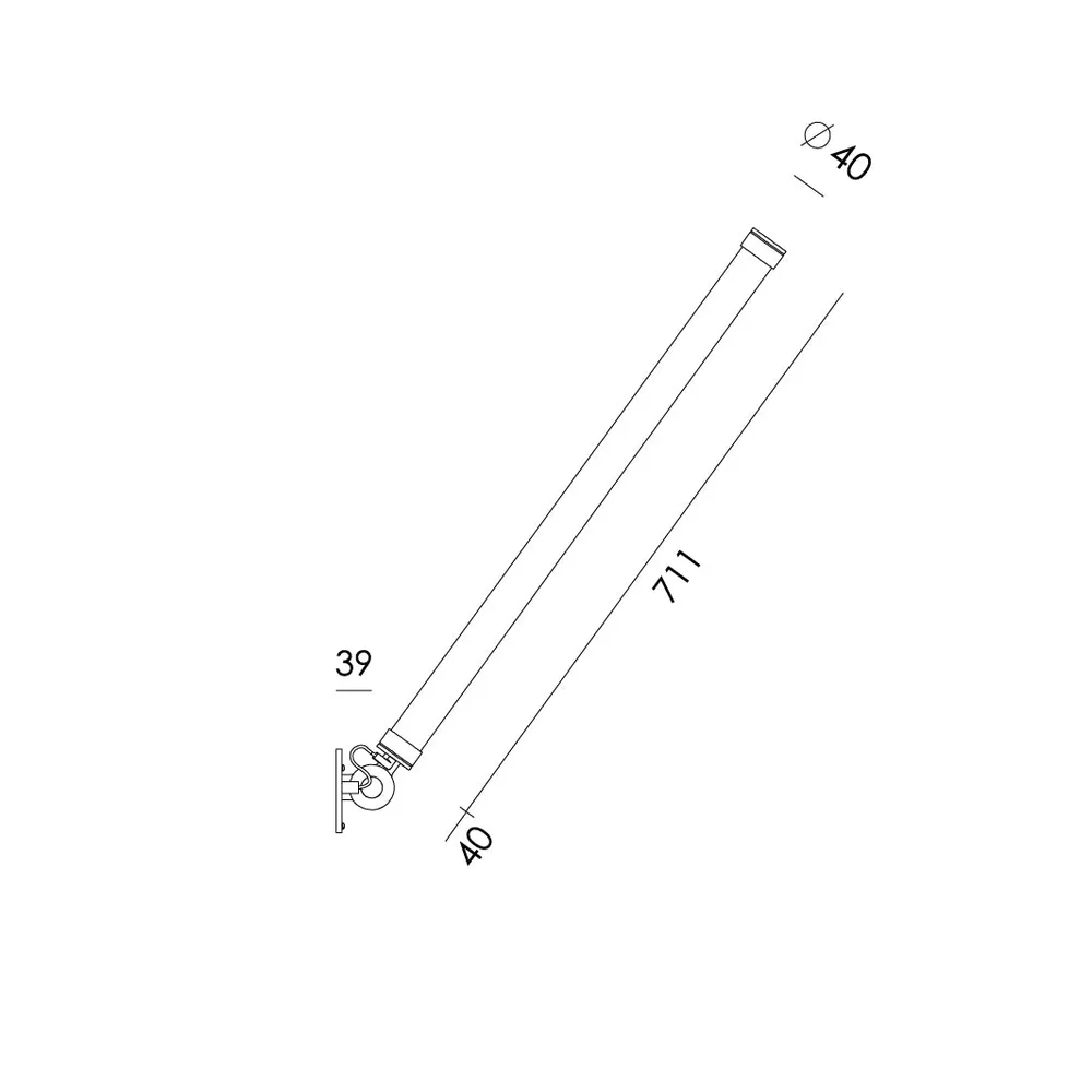 Tonone Mr. Tubes LED Wall wandlamp - losse driver