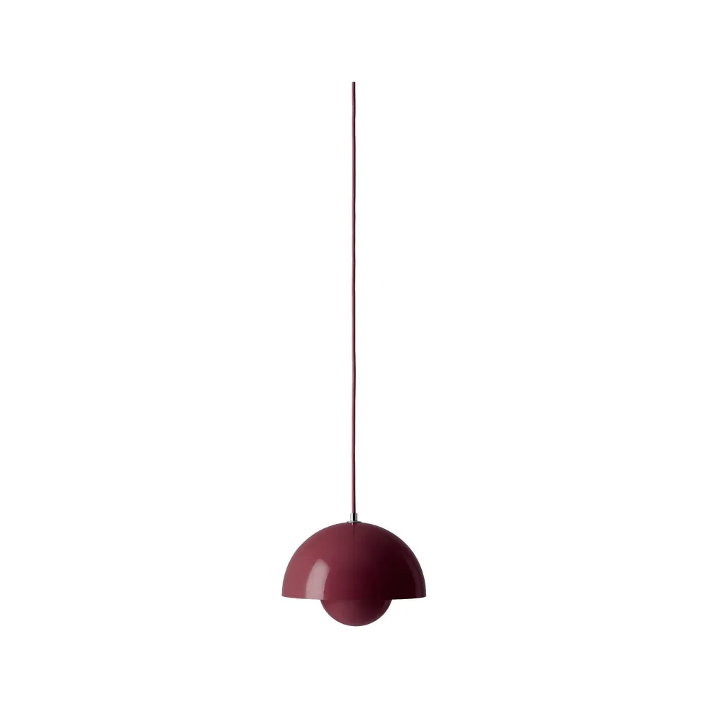 &Tradition Flowerpot VP1 hanglamp Dark Plum