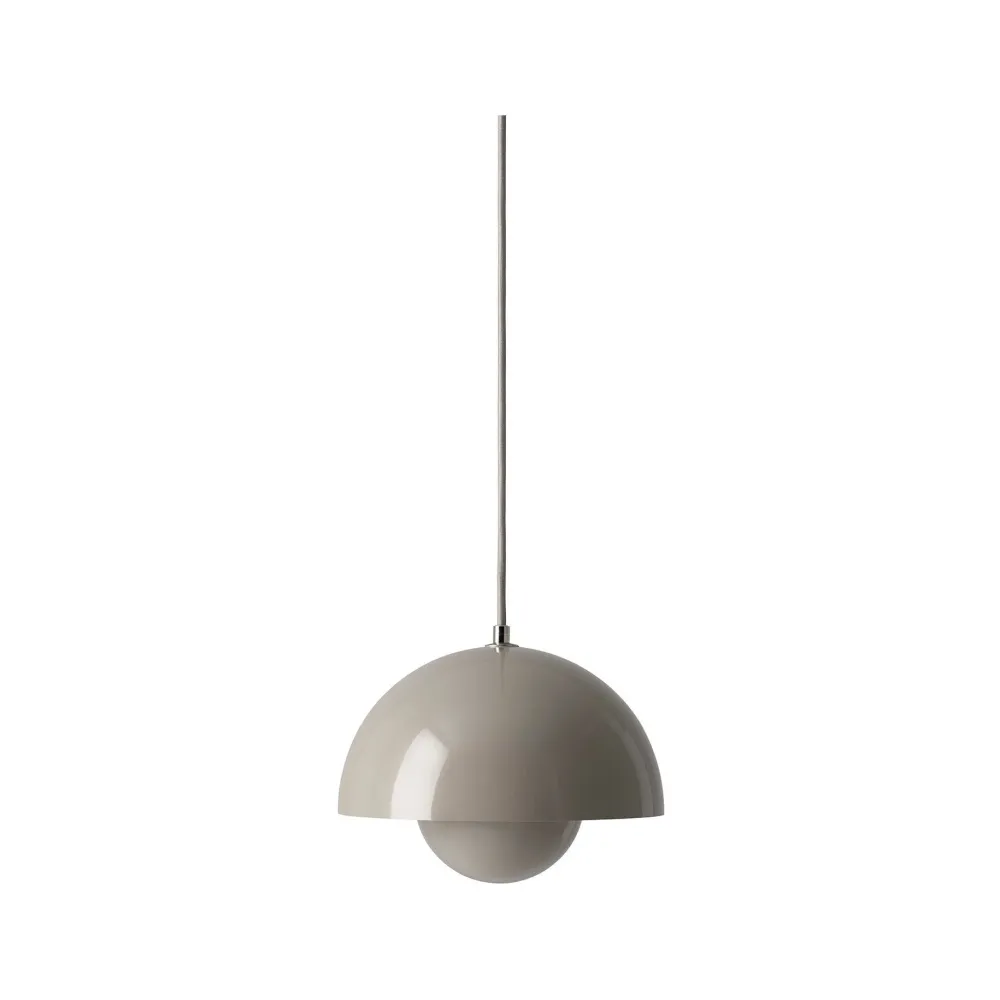 &Tradition Flowerpot VP1 hanglamp Grey Beige