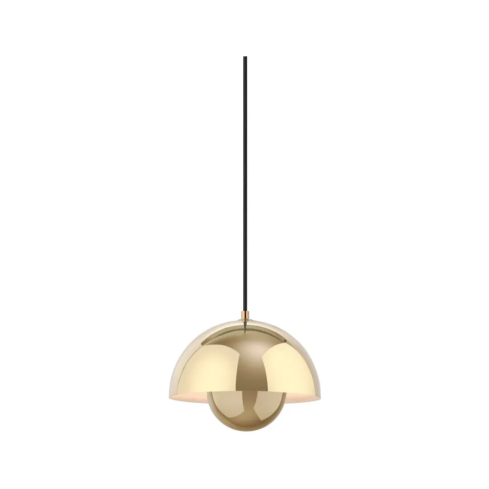 &Tradition Flowerpot VP1 hanglamp Polished Brass