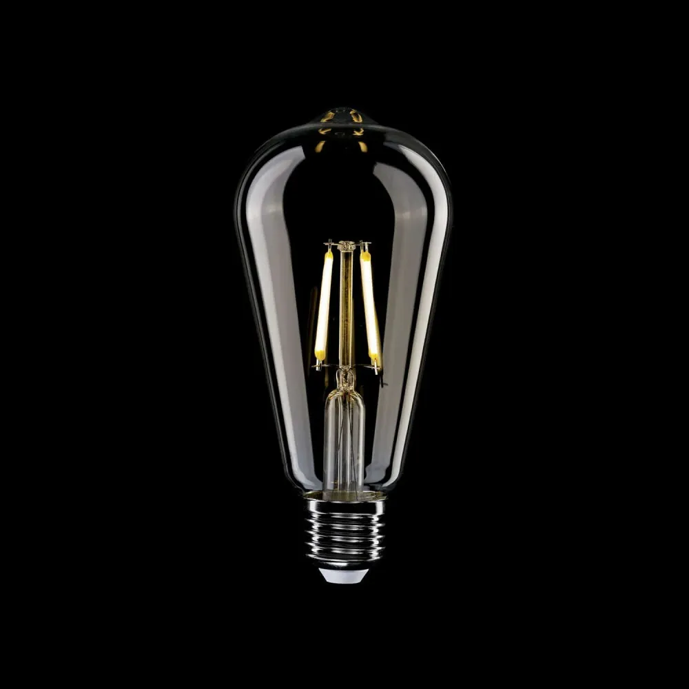 Transparante LED Lichtbron Edison ST64 4W 470Lm E27 2700K - E03