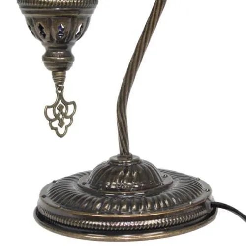 Turkse gebogen tafellamp N3 Asrak 45cm
