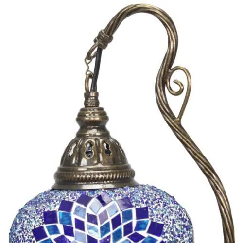 Turkse gebogen tafellamp N3 Asrak 45cm