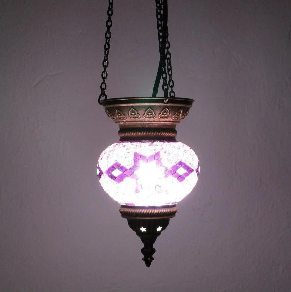 Turkse plafondlamp met drie sterren