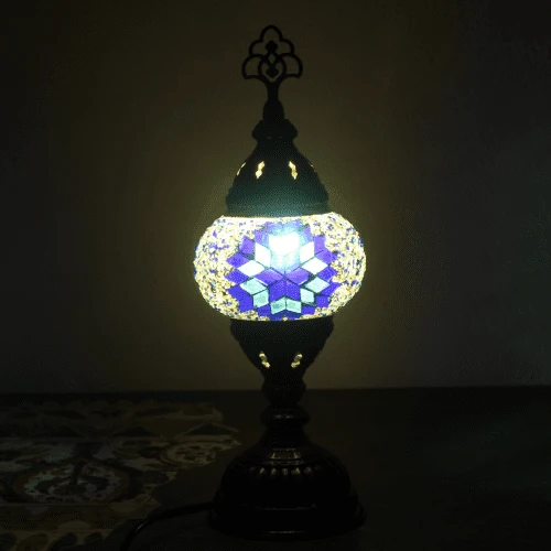 Turkse tafellamp met mozaïekglas - Nº1 Asrak