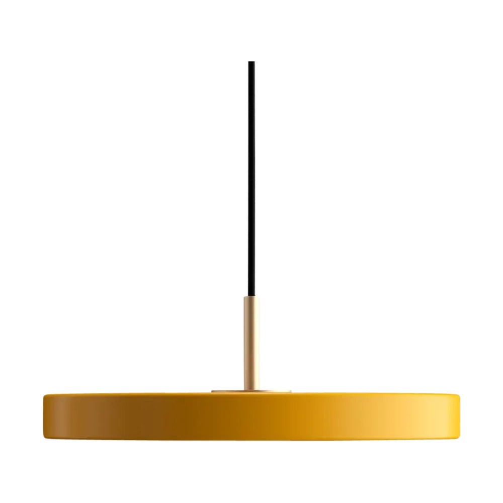 Umage Asteria Mini hanglamp saffron yellow - met koordset - Ø31 cm