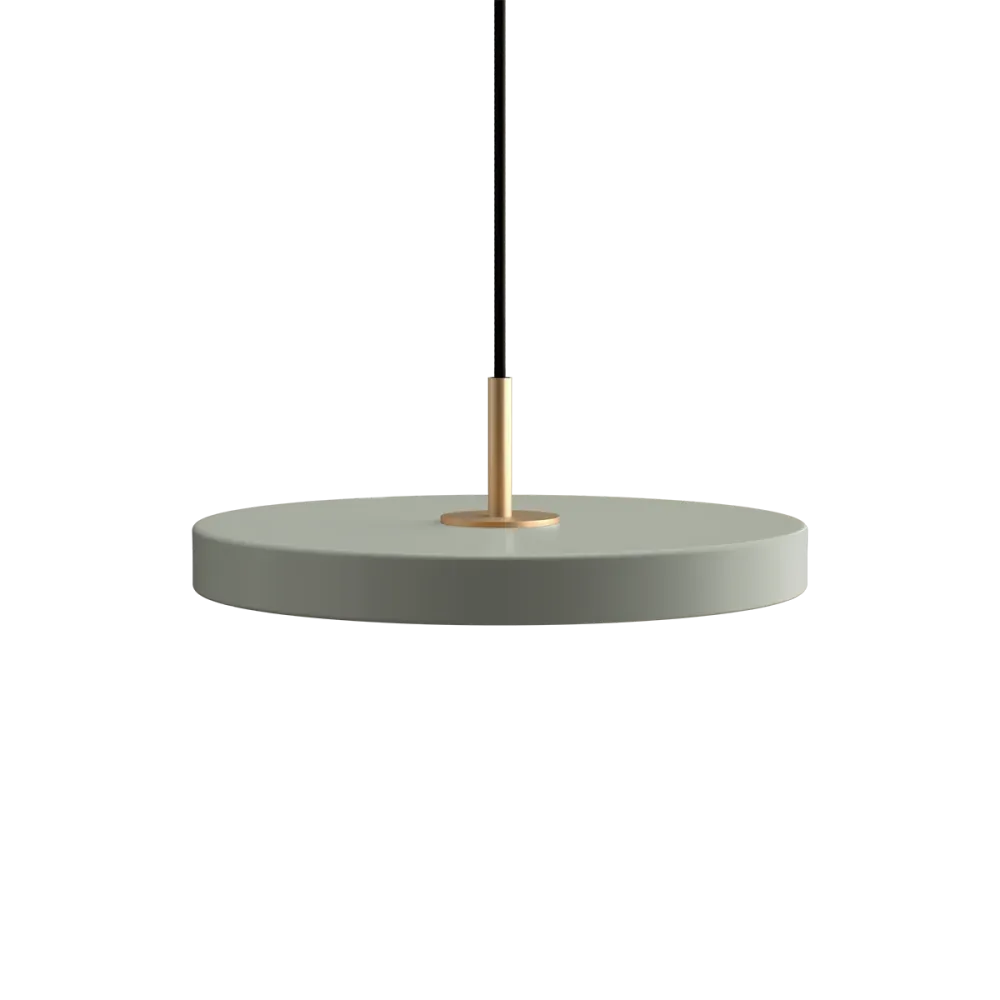 Umage Asteria Plus Mini hanglamp nuance olive - met koordset - Ø31 cm