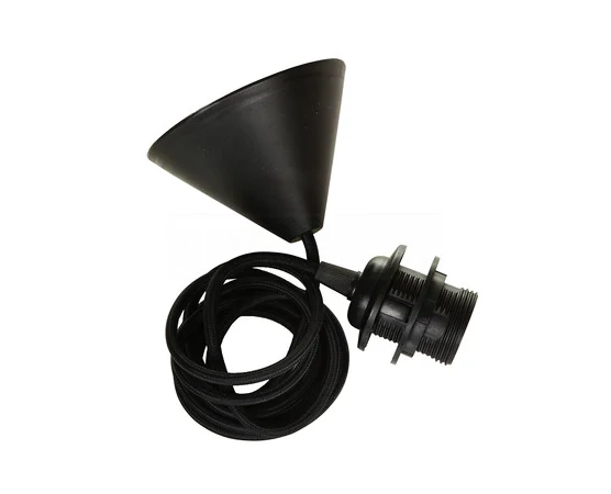 Umage Carmina Mini hanglamp white - met koordset zwart - Ø 32 cm