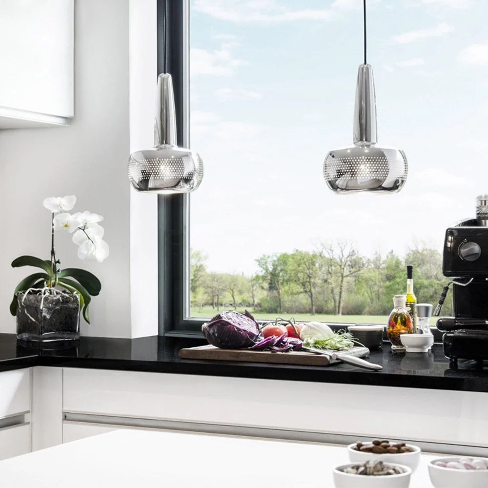 Umage Clava hanglamp polished steel - Ø 21,5 cm