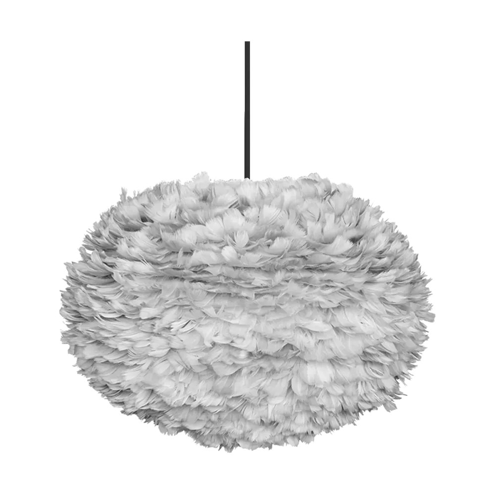 Umage Eos Large hanglamp light grey - met koordset zwart - Ø 65 cm