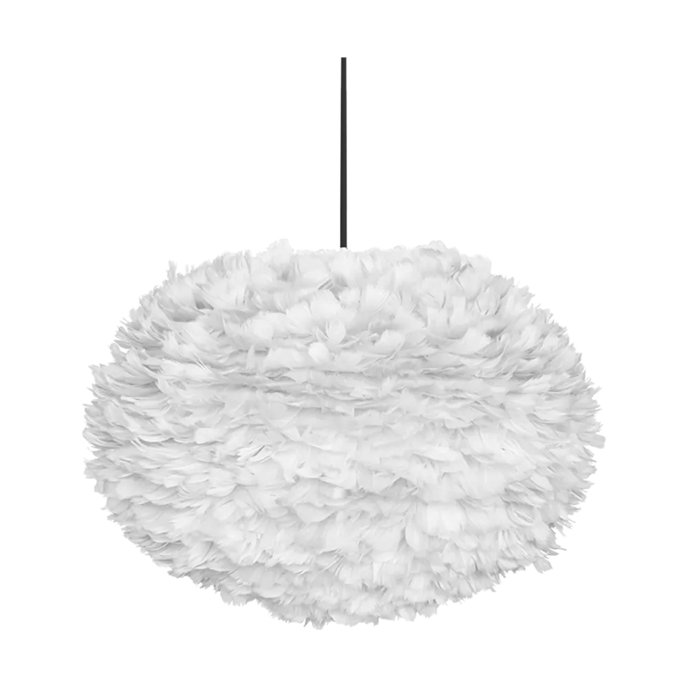 Umage Eos Large hanglamp white - met koordset zwart - Ø 65 cm