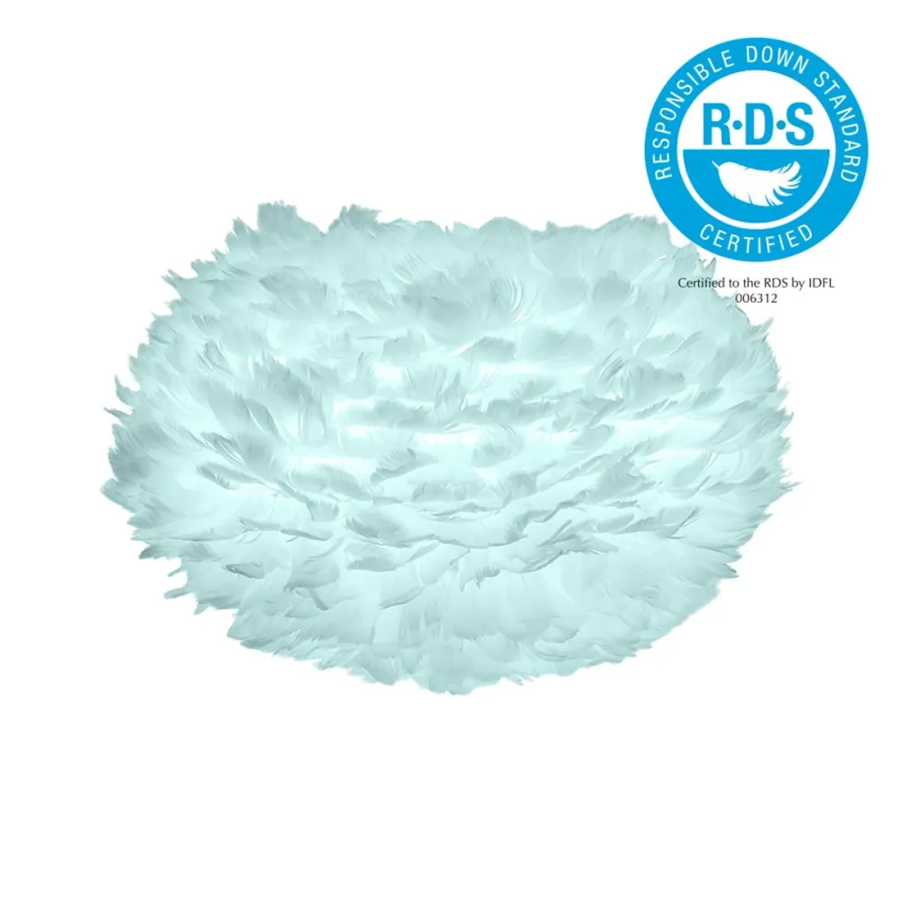 Umage Eos Medium hanglamp light blue - met koordset wit - Ø 45 cm