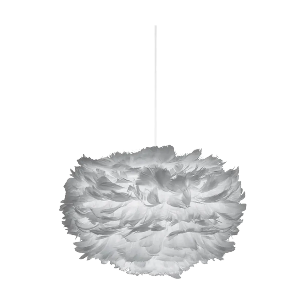 Umage Eos Mini hanglamp light grey - met koordset wit - Ø 35 cm