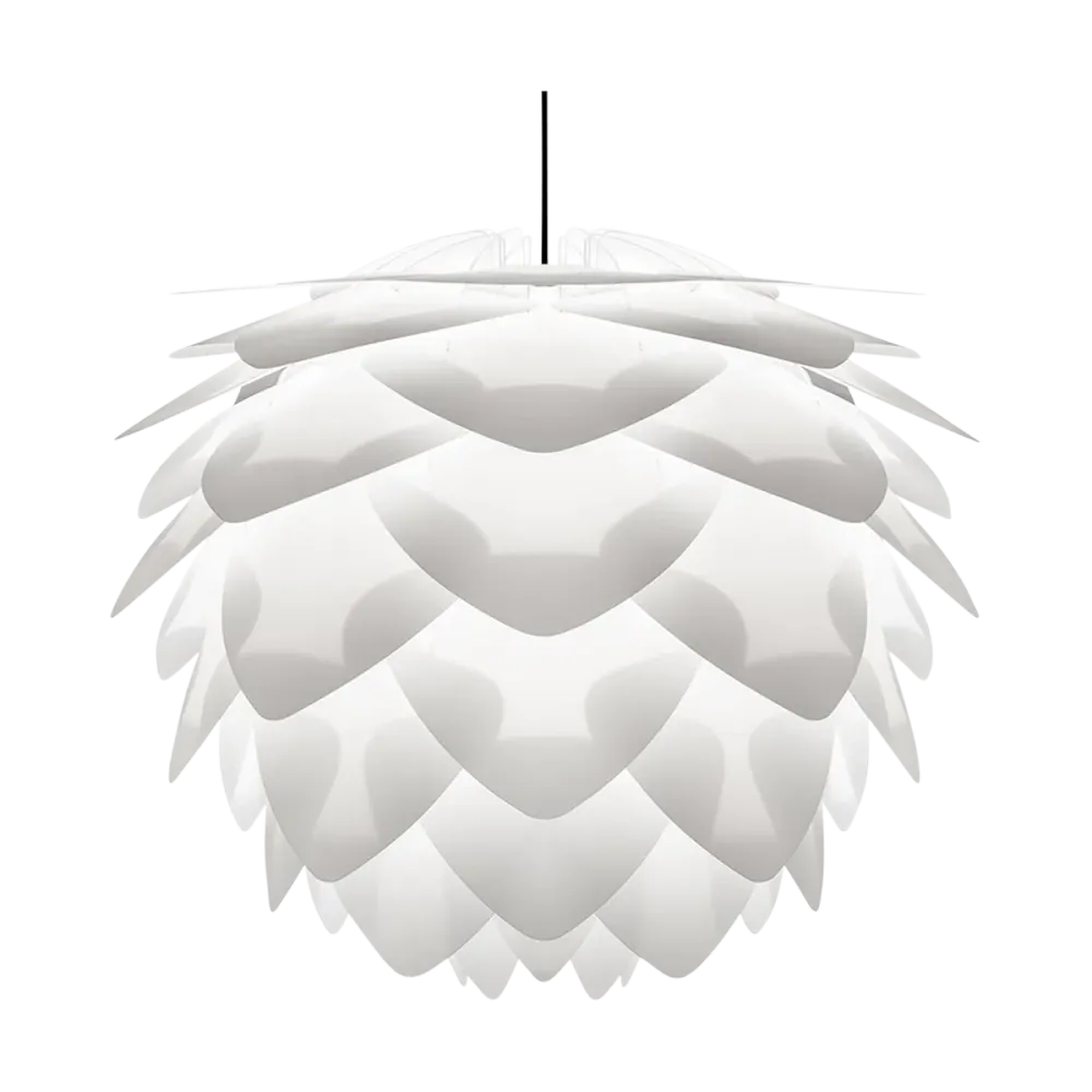 Umage Silvia Medium hanglamp white - met koordset zwart - Ø 50 cm