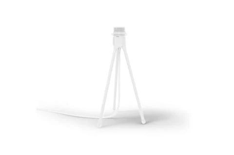Umage Silvia Medium tafellamp brushed steel - met tripod wit - Ø 50 cm