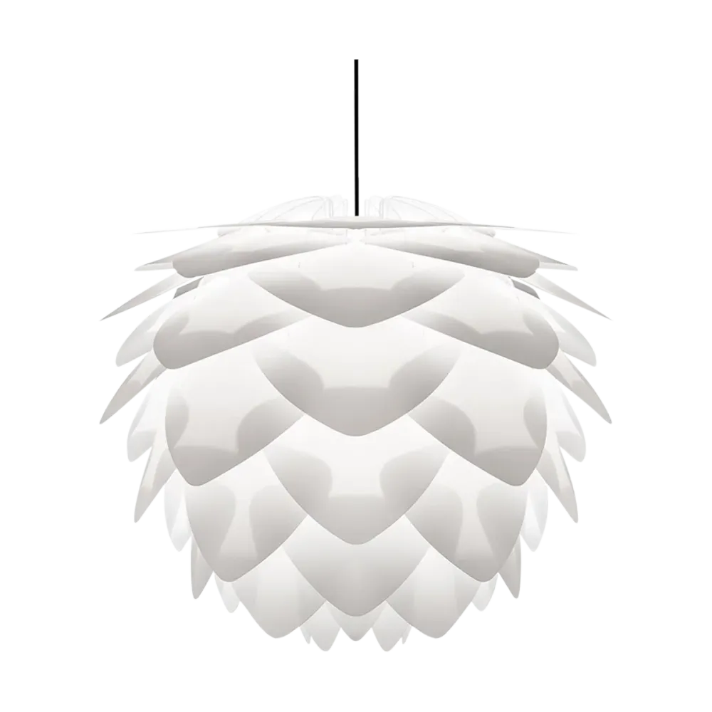 Umage Silvia Mini hanglamp white - met koordset zwart - Ø 32 cm
