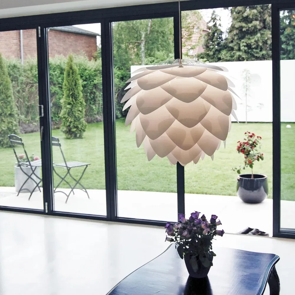 Umage Silvia Mini hanglamp white - met koordset zwart - Ø 32 cm