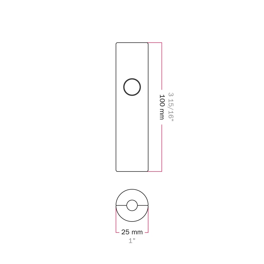Universele drukdimmer voor gloeilampen en dimbare led lichtbronnen - Transparant
