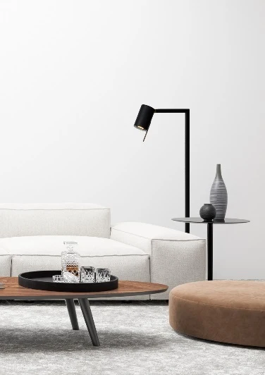 Moderne leeslamp zwart V/d Pol verlichting