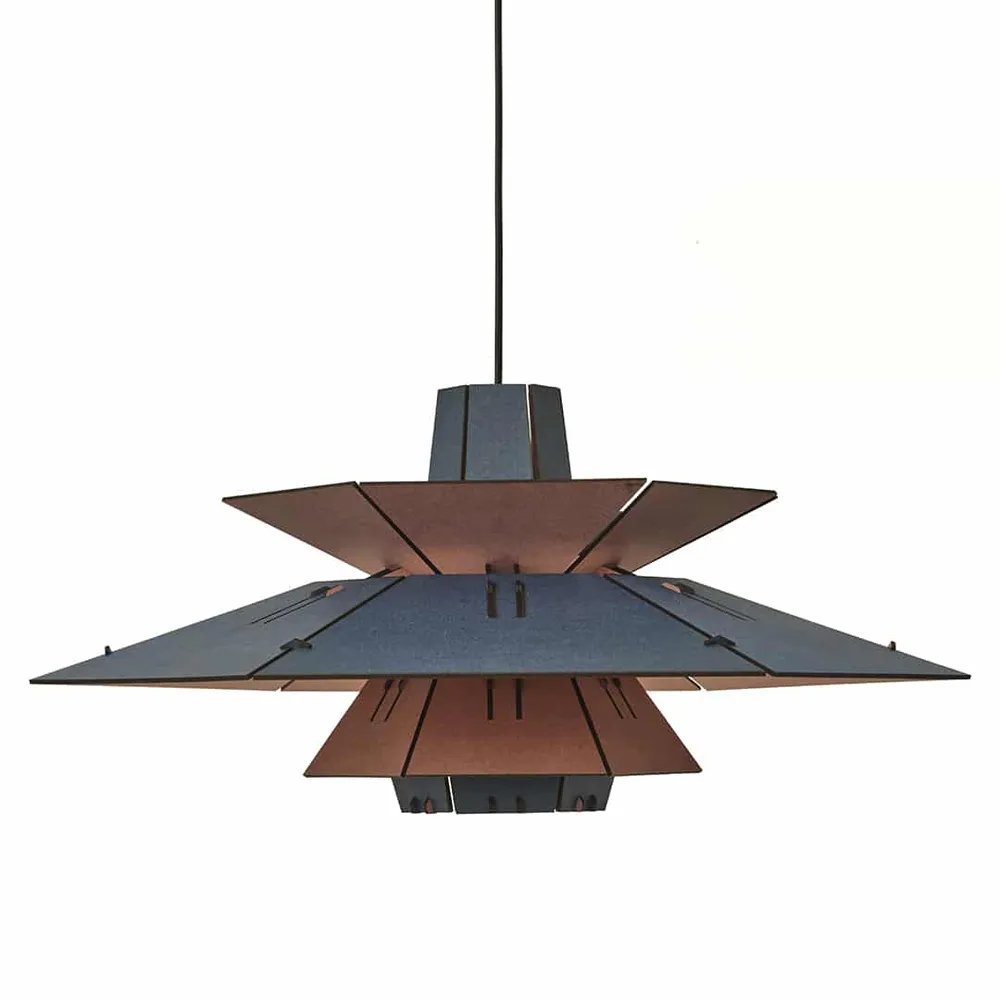 van Tjalle en Jasper - Modern design verlichting: PM5 hanglamp - Naturel / Blue / Standaard