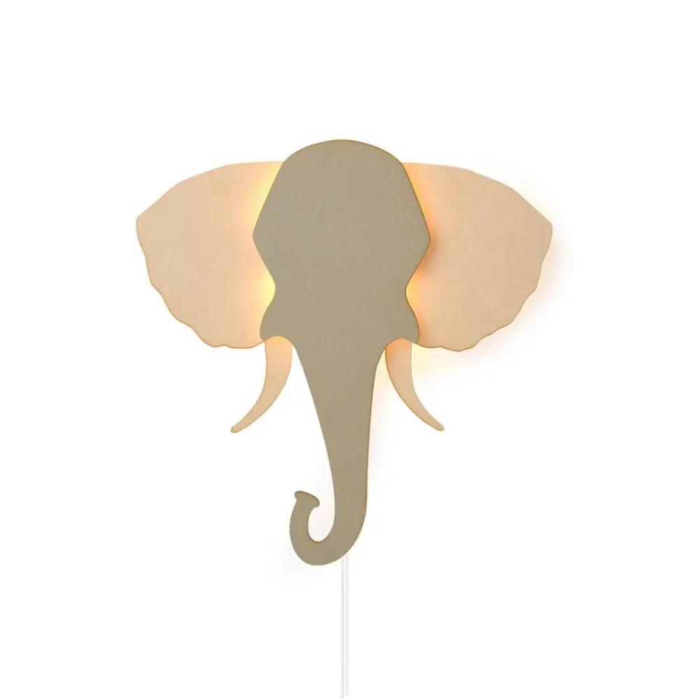 van Tjalle en Jasper - Olifant wandlamp