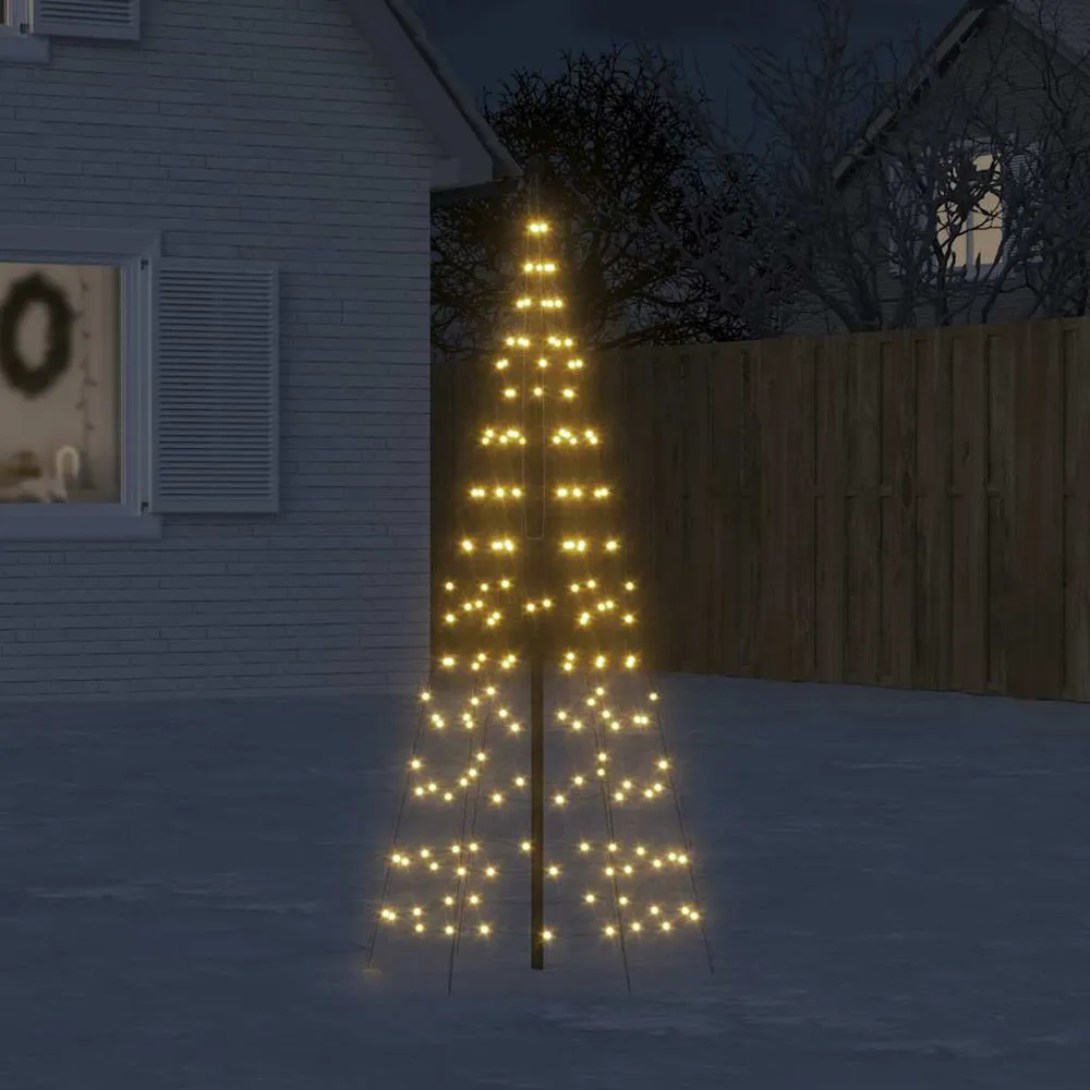 LED-kerstboom 200 LED's warm wit 180 cm vidaXL