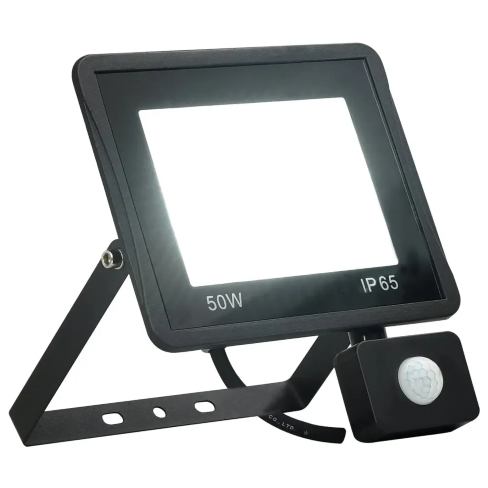 Spotlight met sensor LED 50 W koudwit vidaXL