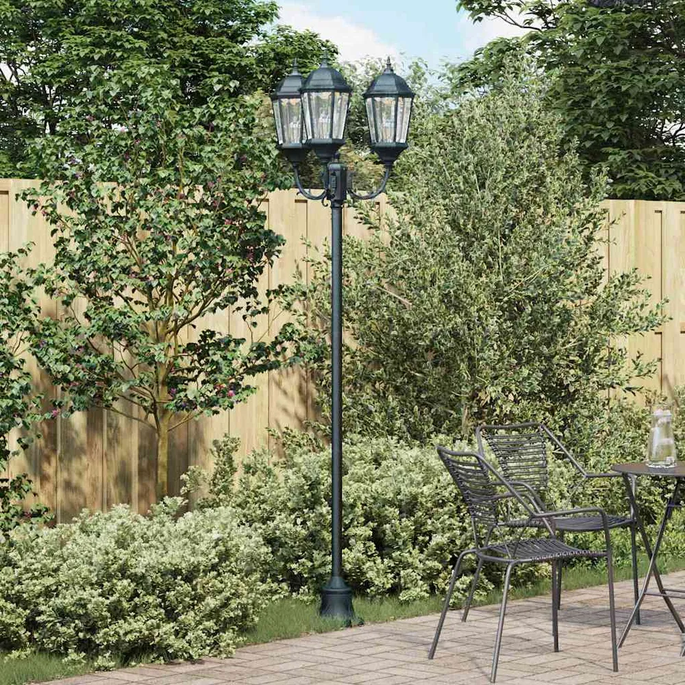 Tuinverlichting Vintage Geborsteld Groen 57 x 49 x 241 cm vidaXL