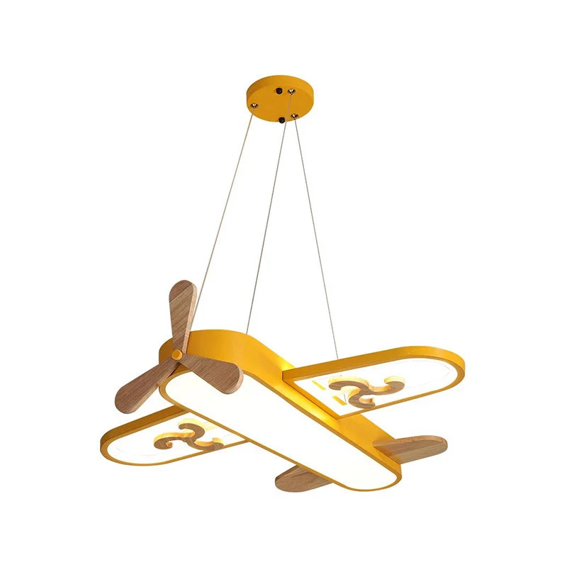 Vliegtuigvormige Kinderkamer Hanglamp - LED Kroonluchter | Stijlvol