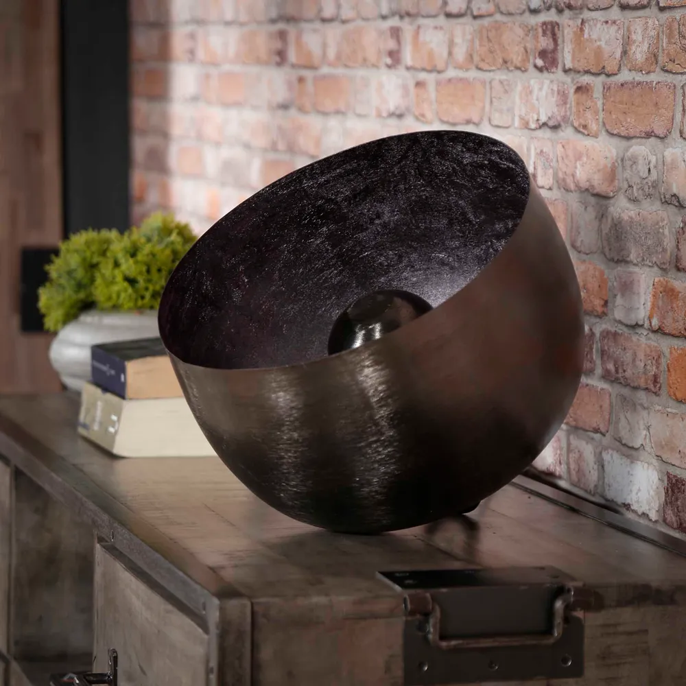 Vloerlamp Breeze - Zwart Nikkel - Metaal - 36 cm Vloerlampen