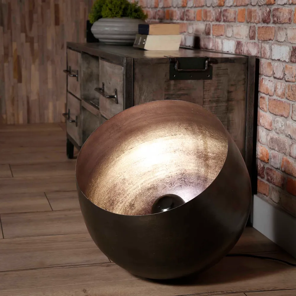 Vloerlamp Breeze - Zwart Nikkel - Metaal - 46 cm Vloerlampen