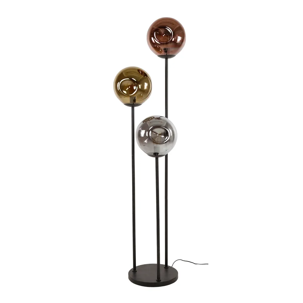 Vloerlamp Sarah - Mix - Glas - 164 cm Vloerlampen