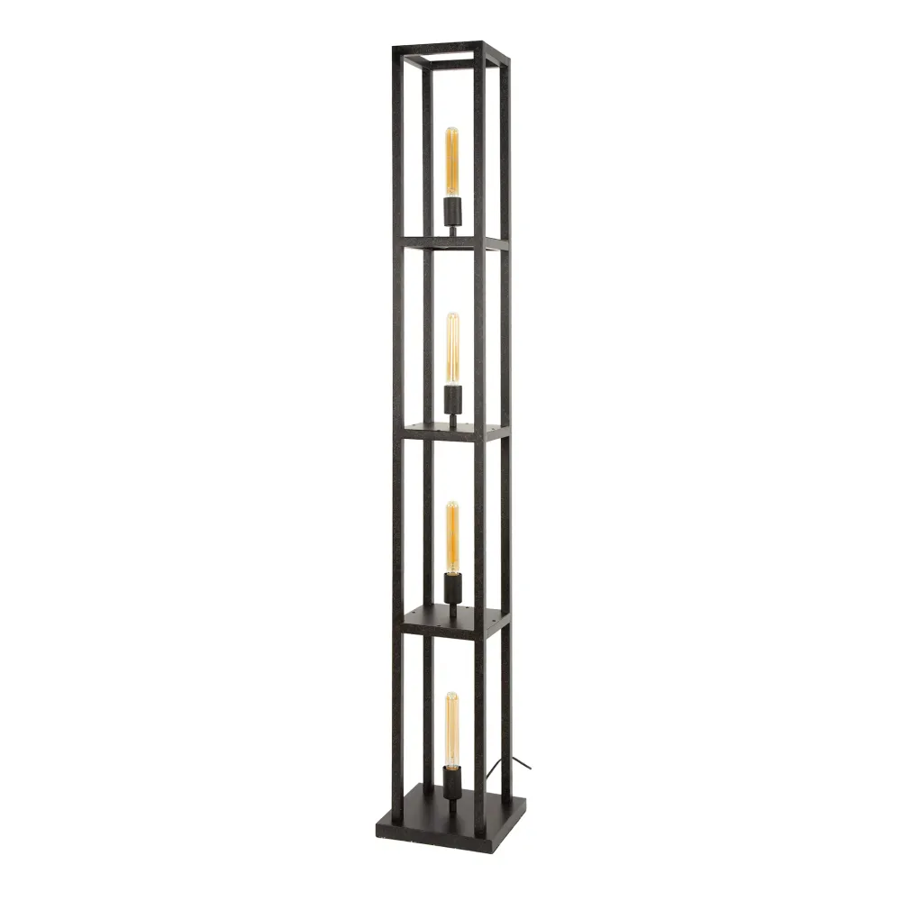 Vloerlamp Torano - 4-lichts - Antraciet - 163 cm Vloerlampen
