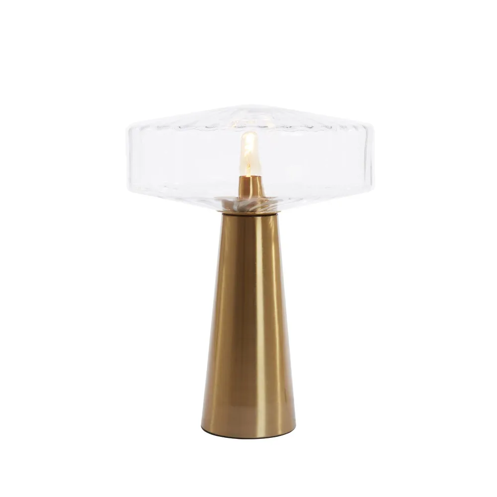vtwonen tafellamp Pleat - helder - Ø40cm