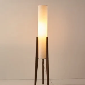 Walnoot Houten Design Vloerlamp - Lichte Kunst voor Elk Interieur