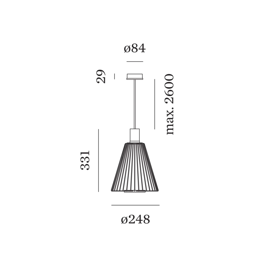 Wever & Ducré WIRO Cone hanglamp WEVER & DUCRÉ