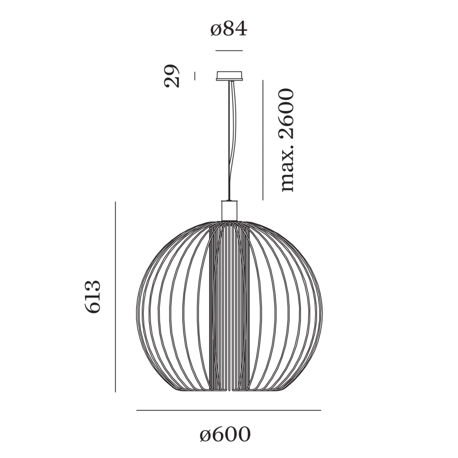 Wever & Ducré WIRO Globe hanglamp WEVER & DUCRÉ