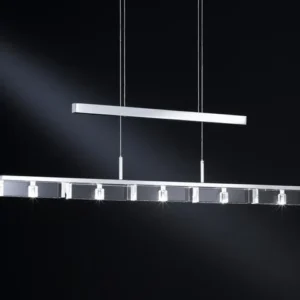 Wofi Concord moderne hanglamp (5x G4), breed 91 cm en hoog 150 cm