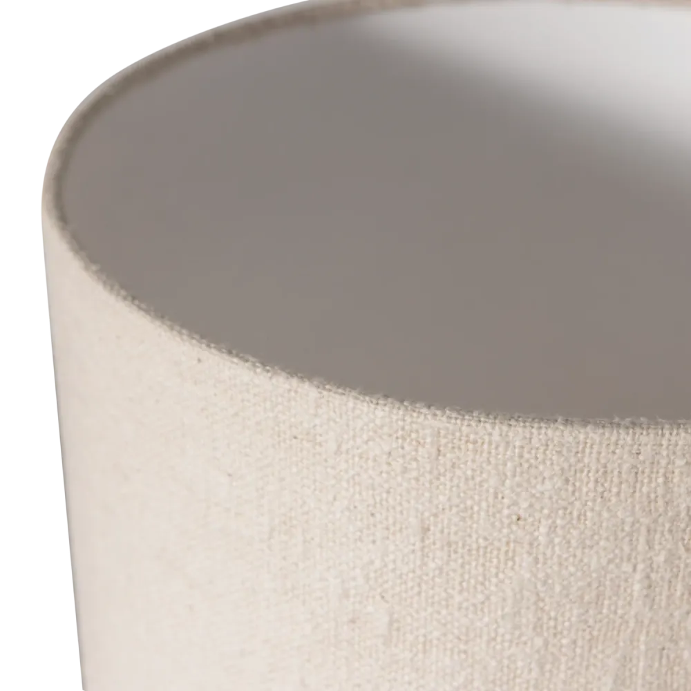 WOOOD Loft Tafellamp - Metaal/Bouclé - Naturel - 90xØ22 cm
