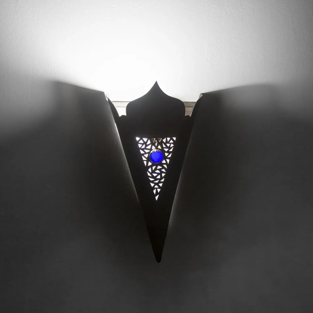 Yaribi koper en messing Arabische wandlamp