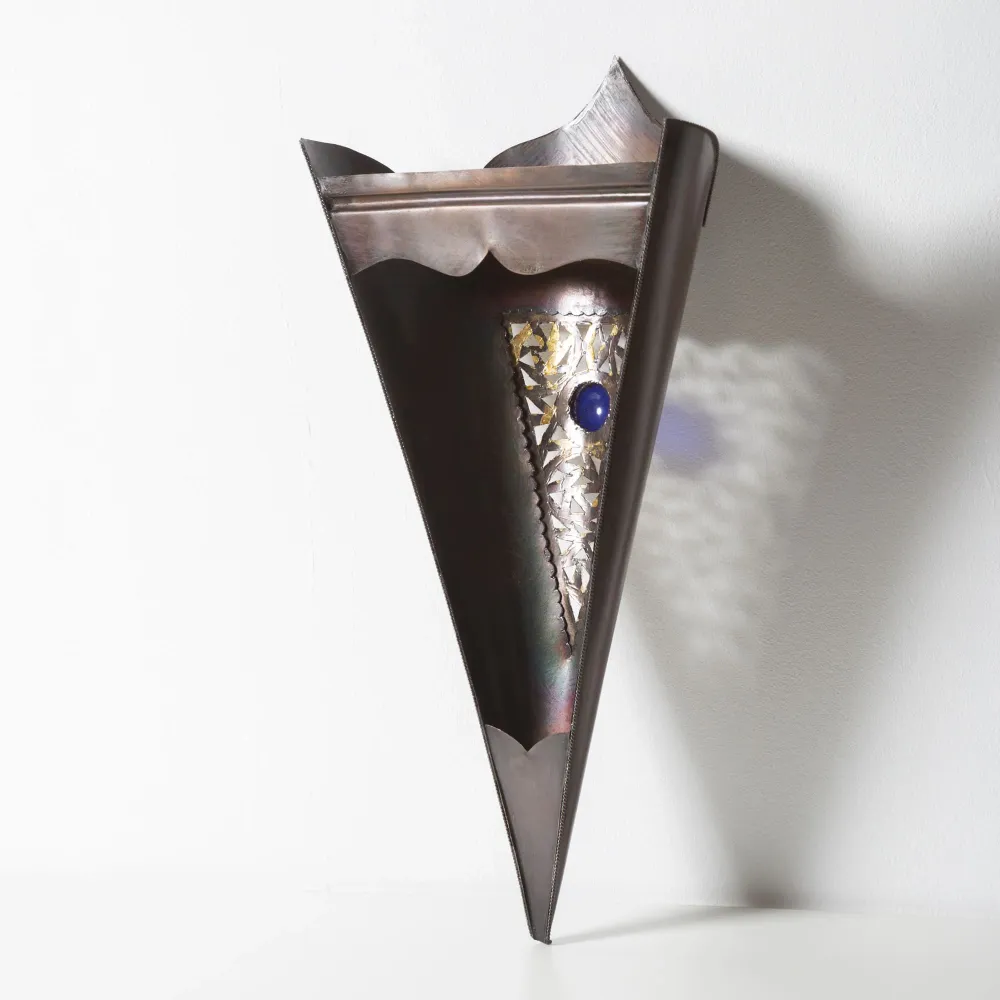 Yaribi koper en messing Arabische wandlamp