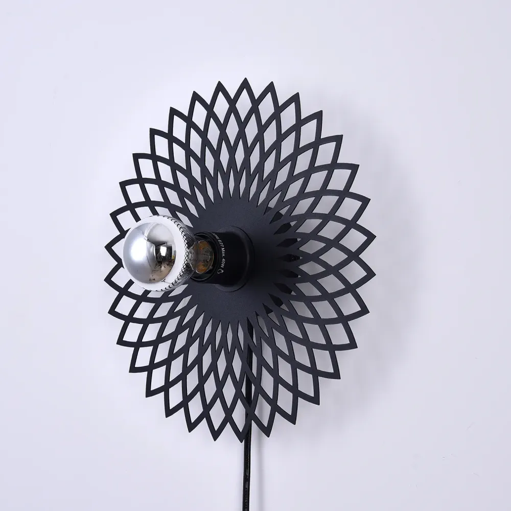 Ylumen wandlamp Ombra - 1 lichts - 7.5 x 30 cm - zwart