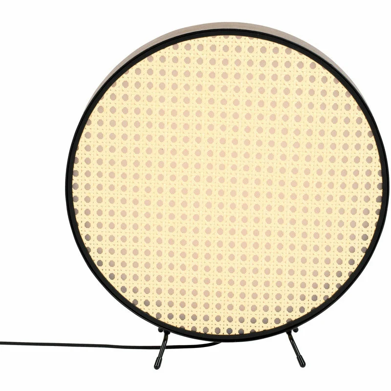 Sien tafellamp | zwart/rotan | Zuiver