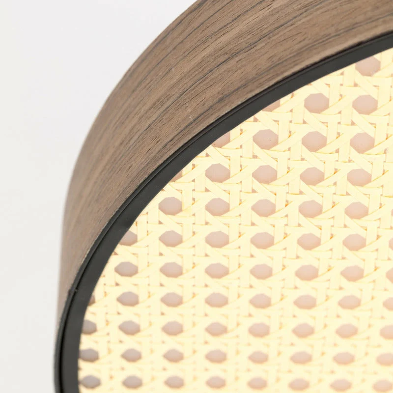 Sien tafellamp | zwart/rotan | Zuiver