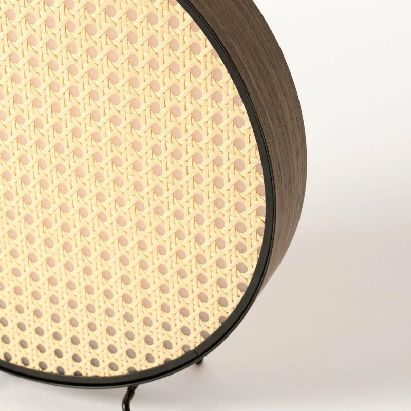 Sien tafellamp | zwart/rotan | Zuiver