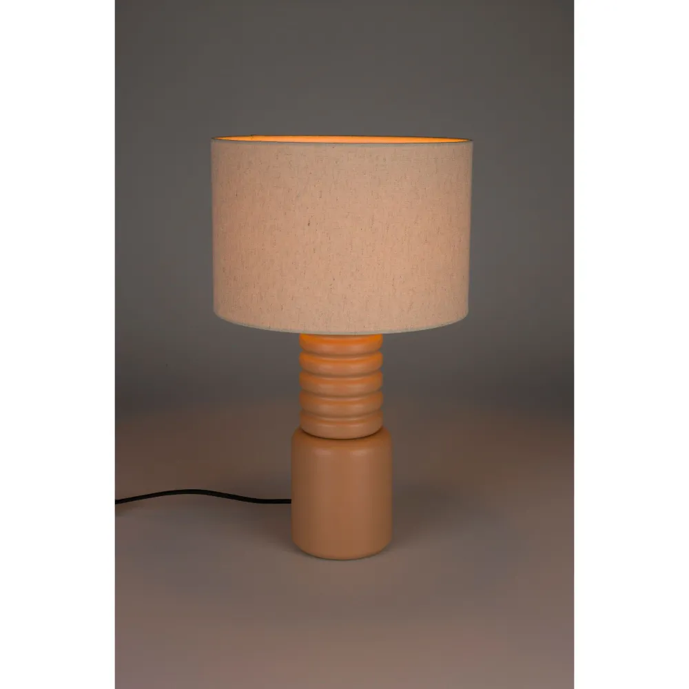 Zuiver Six Tafellamp Toast Oranje/ Beige