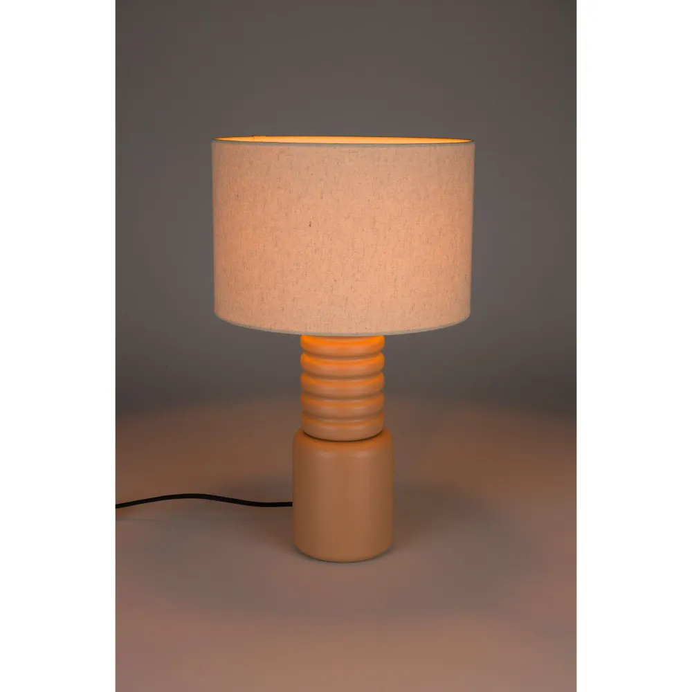 Zuiver Six Tafellamp Toast Oranje/ Beige